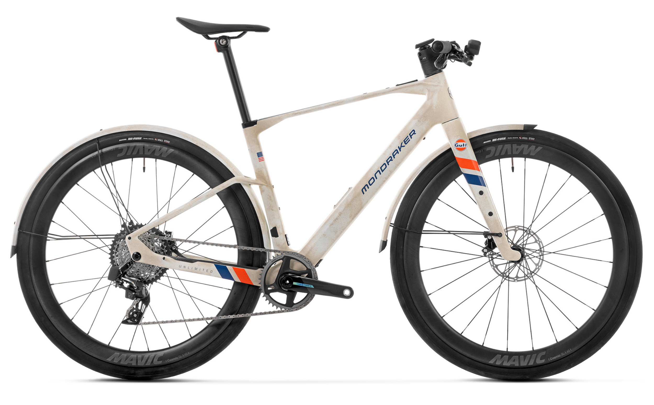 010-25413-Mondraker-Dusty-X-Unlimited-Gulf-Edition-Seitenansicht-rechts.webp Mondraker Dusty X Unlimited Gulf Edition MAHLE X20 350Wh – Bild 1