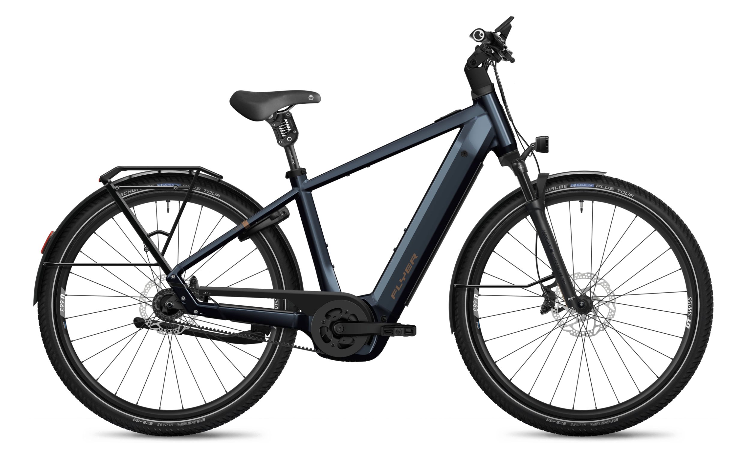 Flyer-Gotour-5.43-blau-Herren-Seitenansicht-rechts.jpg Flyer G2 Gotour 5.43 HD Performance Line PX 800Wh Freilauf 180 kg – Bild 1