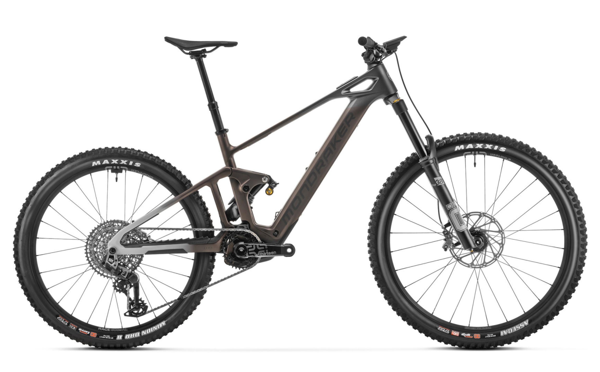 Mondraker-Dune-RR-Bronze-Seitenansicht-rechts.jpg Mondraker Dune RR Performance Line SX 400Wh – Bild 1