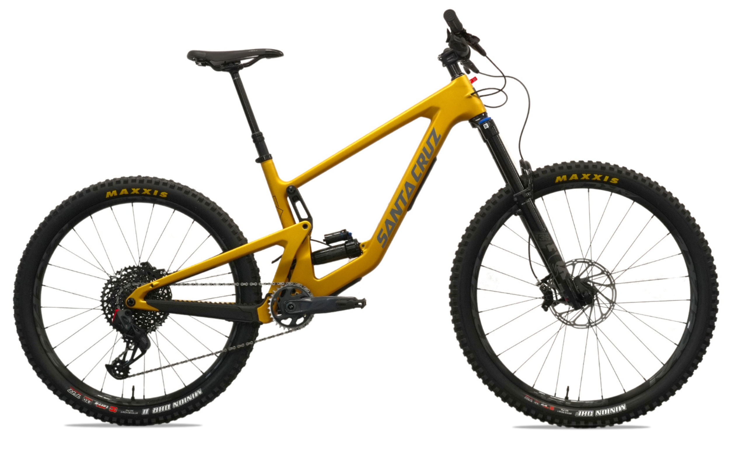 ST12860.10-santa20cruz-bronson-4-carbon-c-gx-axs-paydirt20gold-seitenansicht20rechts.jpg Santa Cruz Bronson 4 Carbon C GX AXS elektronische Schaltung – Bild 1