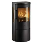 HWAM 3630c Kaminofen 6 kW mit Seitenglas Stahl Schwarz – Bild 2