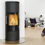 HWAM 3660c Kaminofen 6 kW Autopilot Stahl Schwarz