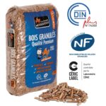 Woodstock® Holzpellets, Premiumqualität, zertifiziert nach NF und DIN plus – Palette mit 72 Säcken à 15 kg – Bild 2