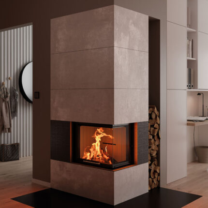 Spartherm Varia 2R-55h H2O Kamineinsatz wasserführend